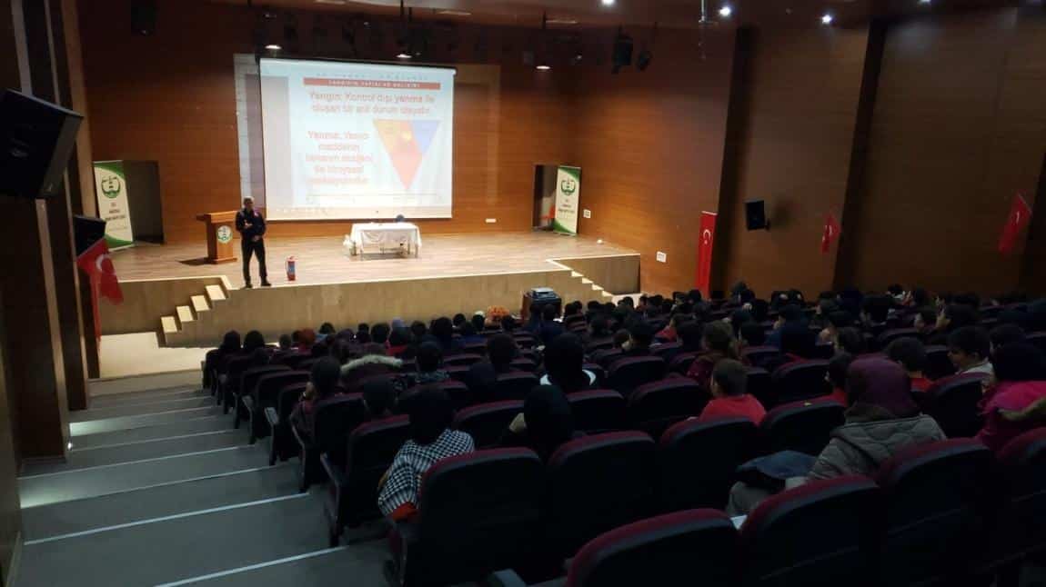Okulumuzda İtfaiye Eğitimi